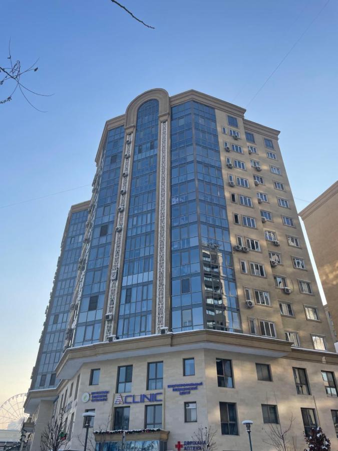 Апартамент Со Стильным Интерьером У "Мега Алматы" Kültér fotó